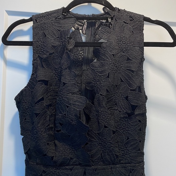 Black cocktail/wedding guest Windsor Dress - Picture 3 of 5